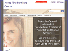Tablet Screenshot of home-pine.co.uk